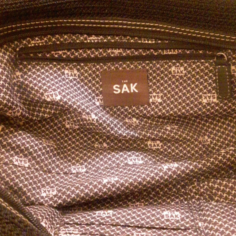 The Sak Black Woven Shoulder Bag
